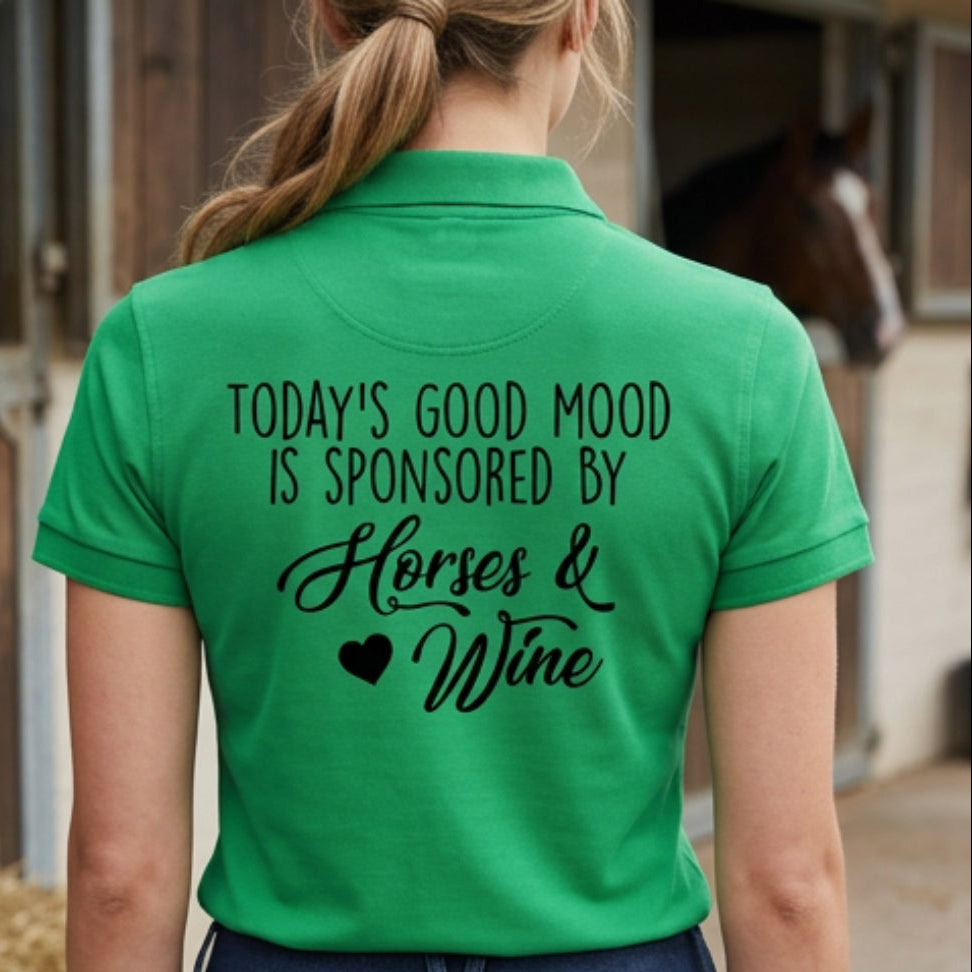 Today's Good Mood Equestrian Polo Shirt