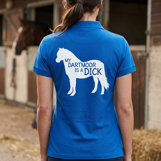 My Dartmoor Is A Dick | Funny Dartmoor Pony T-Shirt & Polo Shirt