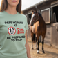 Official PW&S Unisex Informative Equestrian Road Safety T-Shirt