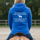 Him Or The Horse Funny Equestrian Hoodie