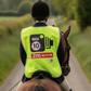 2025 Official PW&S High Visibility Hi Vis Equestrian Reflective Vest Tabard Waistcoat CAMERA, 10mph, PLEASE PASS WIDE & SLOW