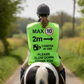 High Visibility Hi Vis Equestrian Reflective Vest Tabard Waistcoat MAX 10MPH, 2M. CAMERA, SLOW DOWN hi-viz