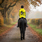 Official PW&S High Visibility Hi Vis Equestrian Neon Electric Hoodie - CAMERA, TURNING LEFT & RIGHT hi-viz