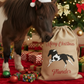 Personalised Elegant Equestrian Customised Horse Pony Christmas Sack