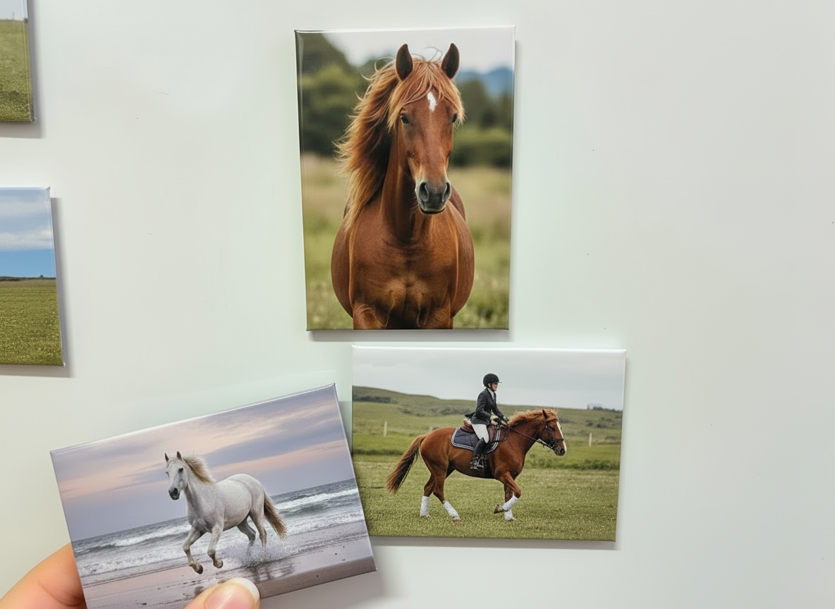 Premium Personalised Photo Magnets Bundle Set