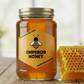 Personalised Honey Jar Labels Sticky Self Adhesive Honey Bee Stickers - Hexagon Design x12