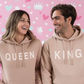 King and Queen Couple Hoodies x2