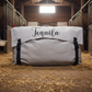 Personalised Equestrian Horse Stable Storage Bag Tidy - Calligraphy Design