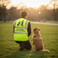 High Visibility Hi Vis Dog Training Reflective Vest Tabard Waistcoat Safety Walking Hunting Working