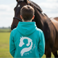 Personalised Boy Silhouette Hug Your Horse Equestrian Hoodie