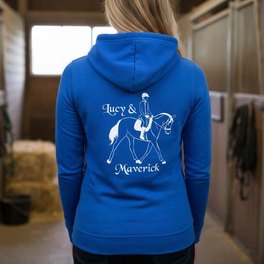 Custom Horse Hoodie | Personalised Equestrian Sweatshirt for Horse Lovers