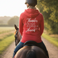 Hoofbeats In Heaven Equestrian Hoodie
