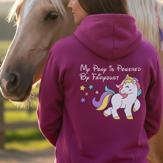 My Pony is Powered by Fairydust Equestrian Hoodie