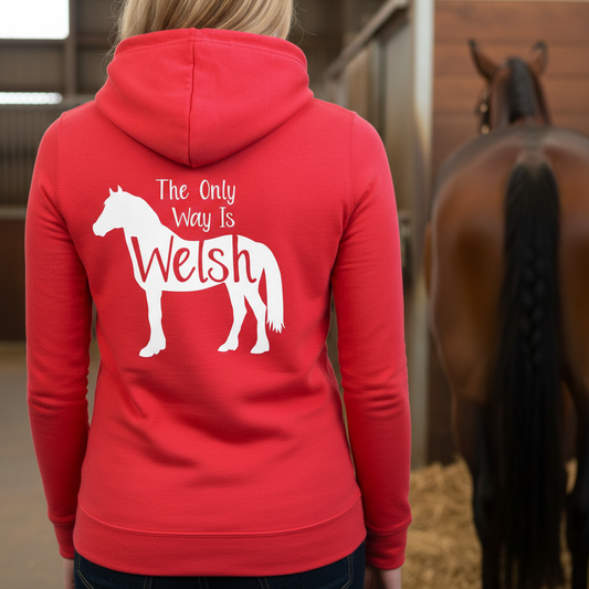 The Only Way Is Welsh Equestrian Hoodie