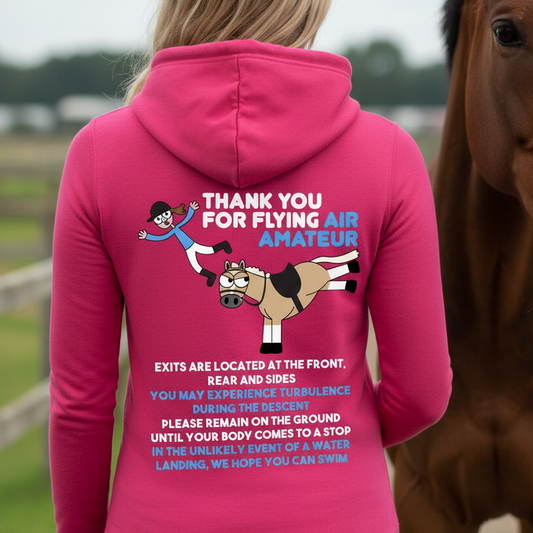 Plodders Air Amateur Funny Equestrian Hoodie
