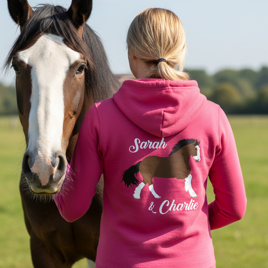 Heavy Horse Personalised Equestrian Hoodie