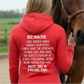 Beware I Ride Horses Funny Equestrian Hoodie