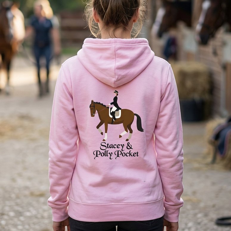 Personalised Classic Dressage Design Equestrian Hoodie