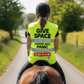 Official PW&S High Visibility Hi Vis Equestrian Reflective Vest Tabard Waistcoat GIVE SPACE, HORSE MAY PANIC, 2M