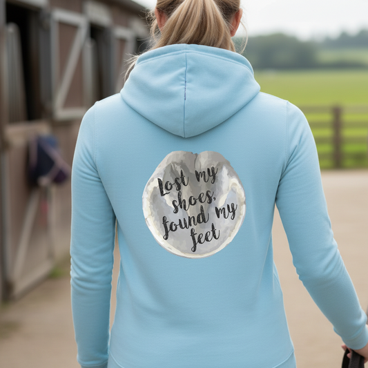Lost My Shoes Barefoot Equestrian Hoodie