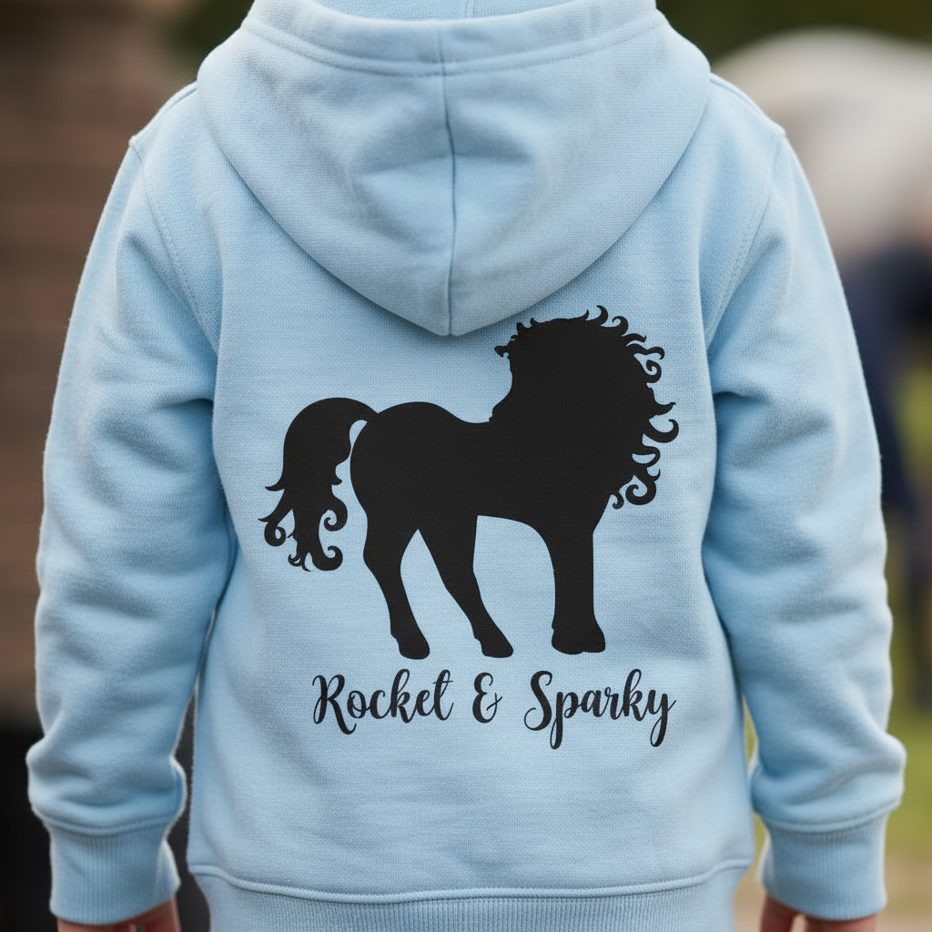 Personalised Little Pony Equestrian Hoodie