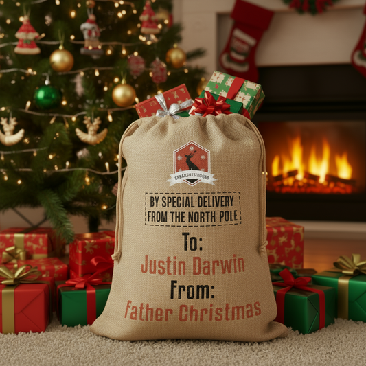 Personalised Christmas Sack - Rudolph Express