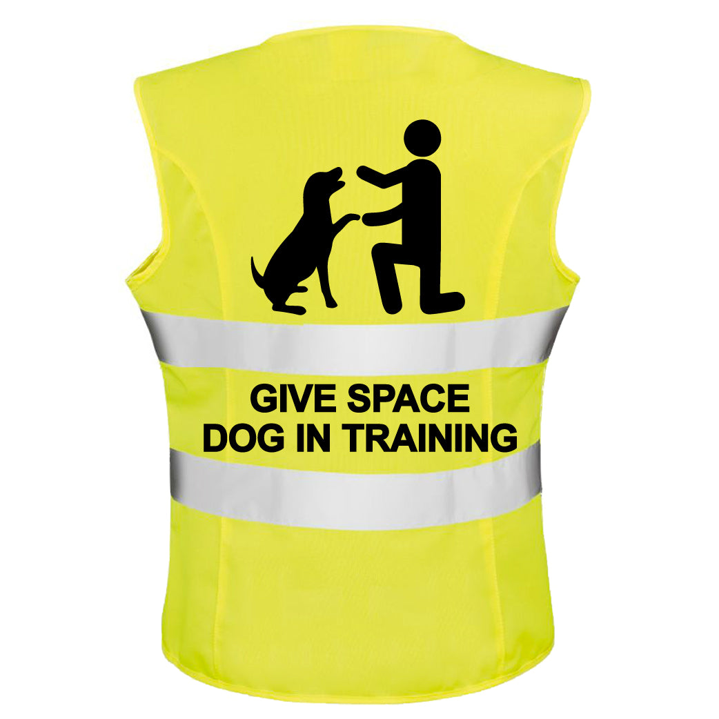 High Visibility Hi Vis Dog Training Reflective Vest Tabard Waistcoat Safety Walking Hunting Working