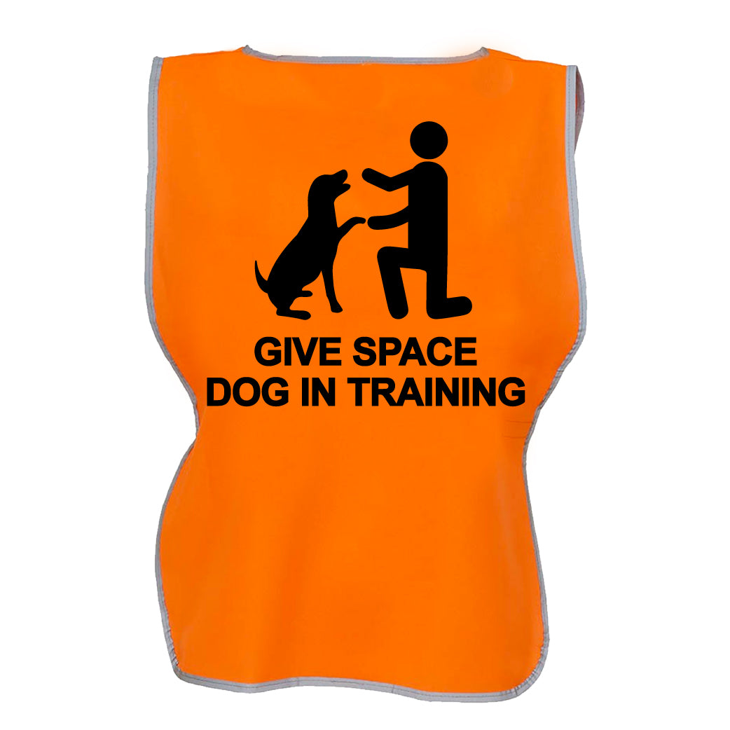 High Visibility Hi Vis Dog Training Reflective Vest Tabard Waistcoat Safety Walking Hunting Working