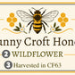 Personalised Honey Jar Labels Sticky Self Adhesive Honey Bee Stickers - Rustic Farmhouse Design x12
