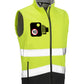 Official PW&S Unisex Hi Vis Equestrian Softshell Gilet – “Give Space, Horse May Panic, 2m” Safety Vest