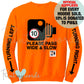 Official PW&S High Visibility Hi Vis Equestrian Neon Electric Sweatshirt - CAMERA, TURNING LEFT & RIGHT hi-viz