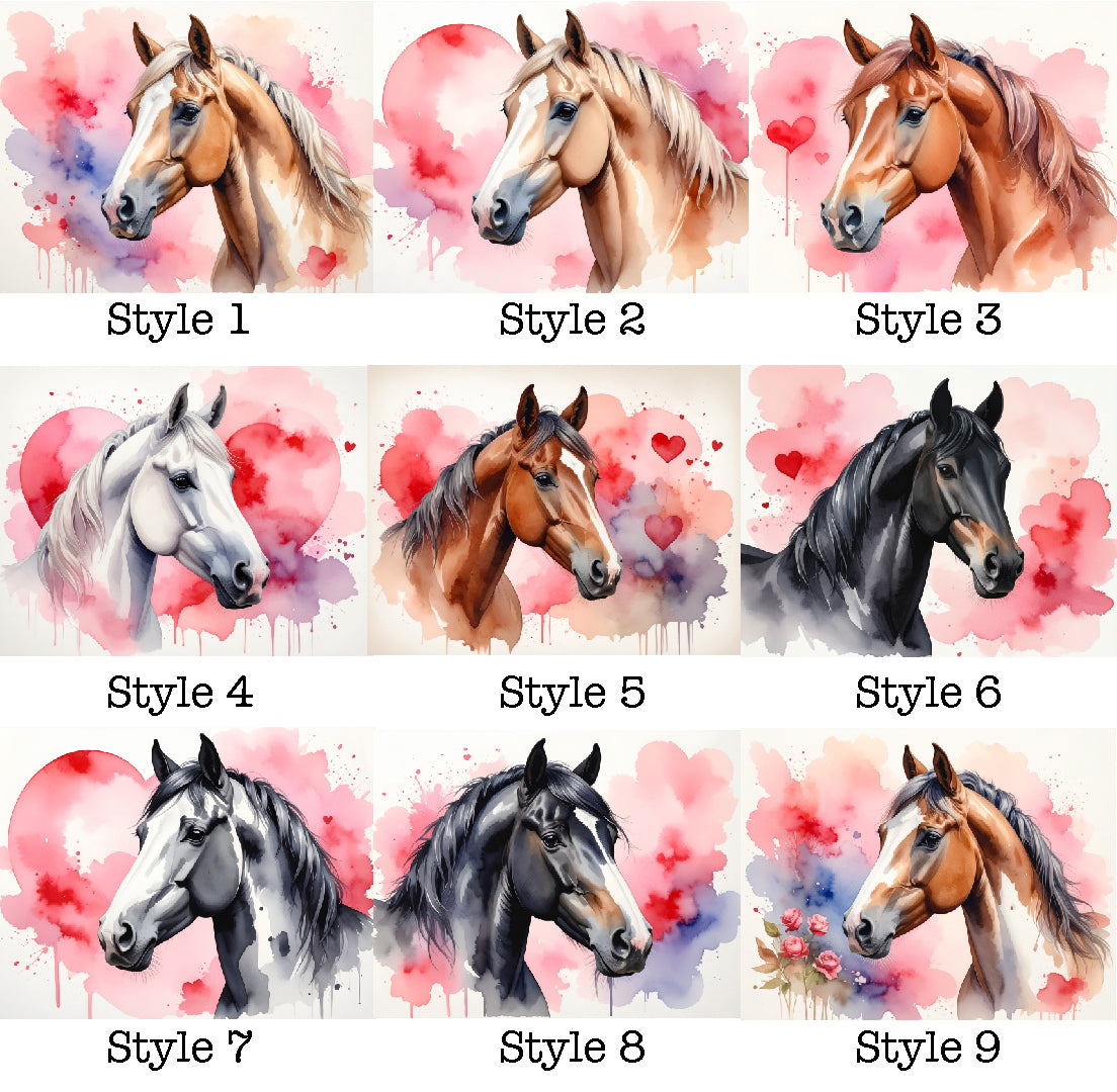 Personalised Valentine's Day Horse Treat Box – Love Day Pony Gift with Name