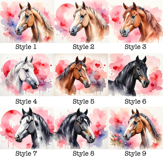 Personalised Valentine's Day Horse Treat Box – Love Day Pony Gift with Name
