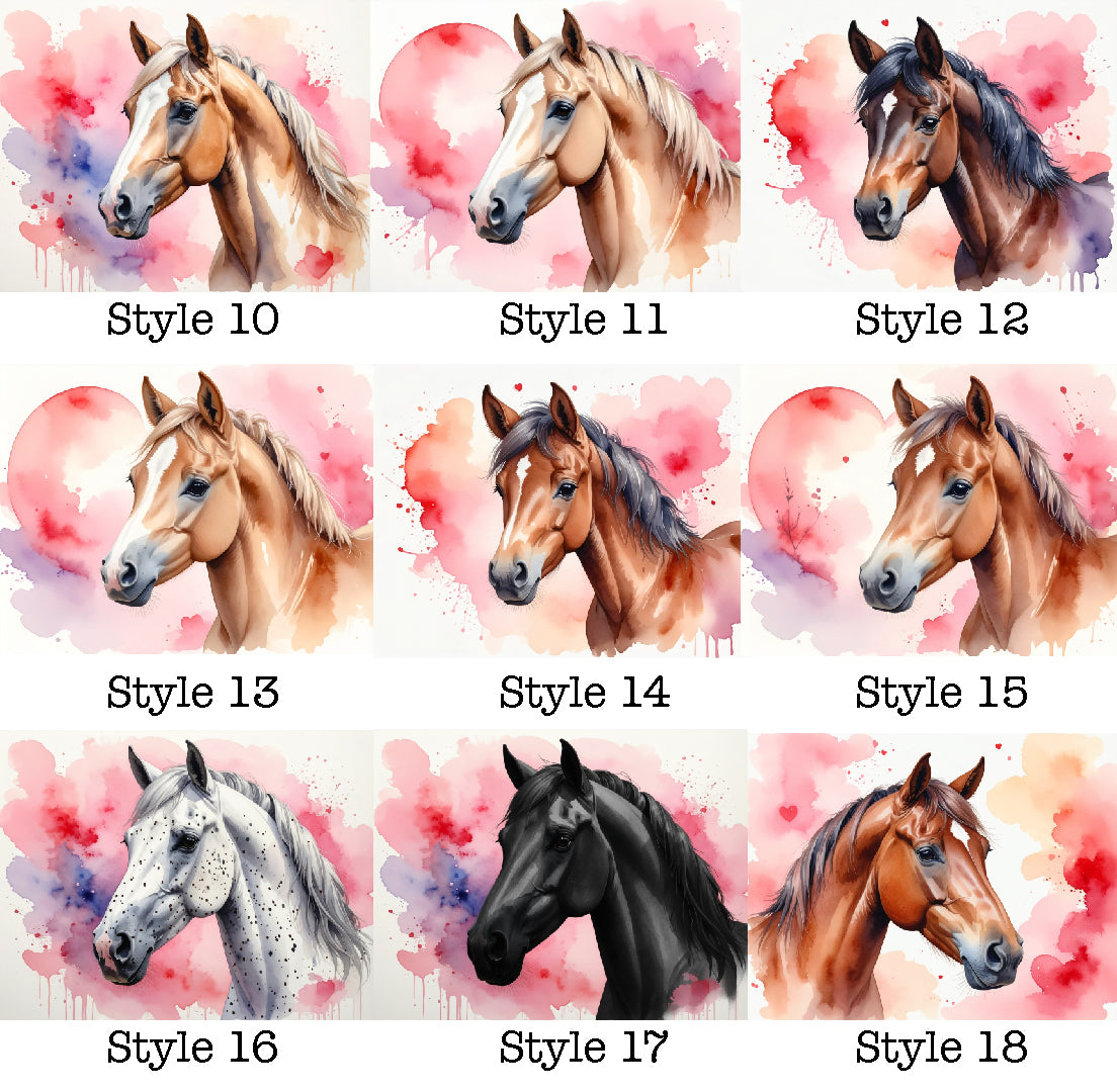 Personalised Valentine's Day Horse Treat Box – Love Day Pony Gift with Name