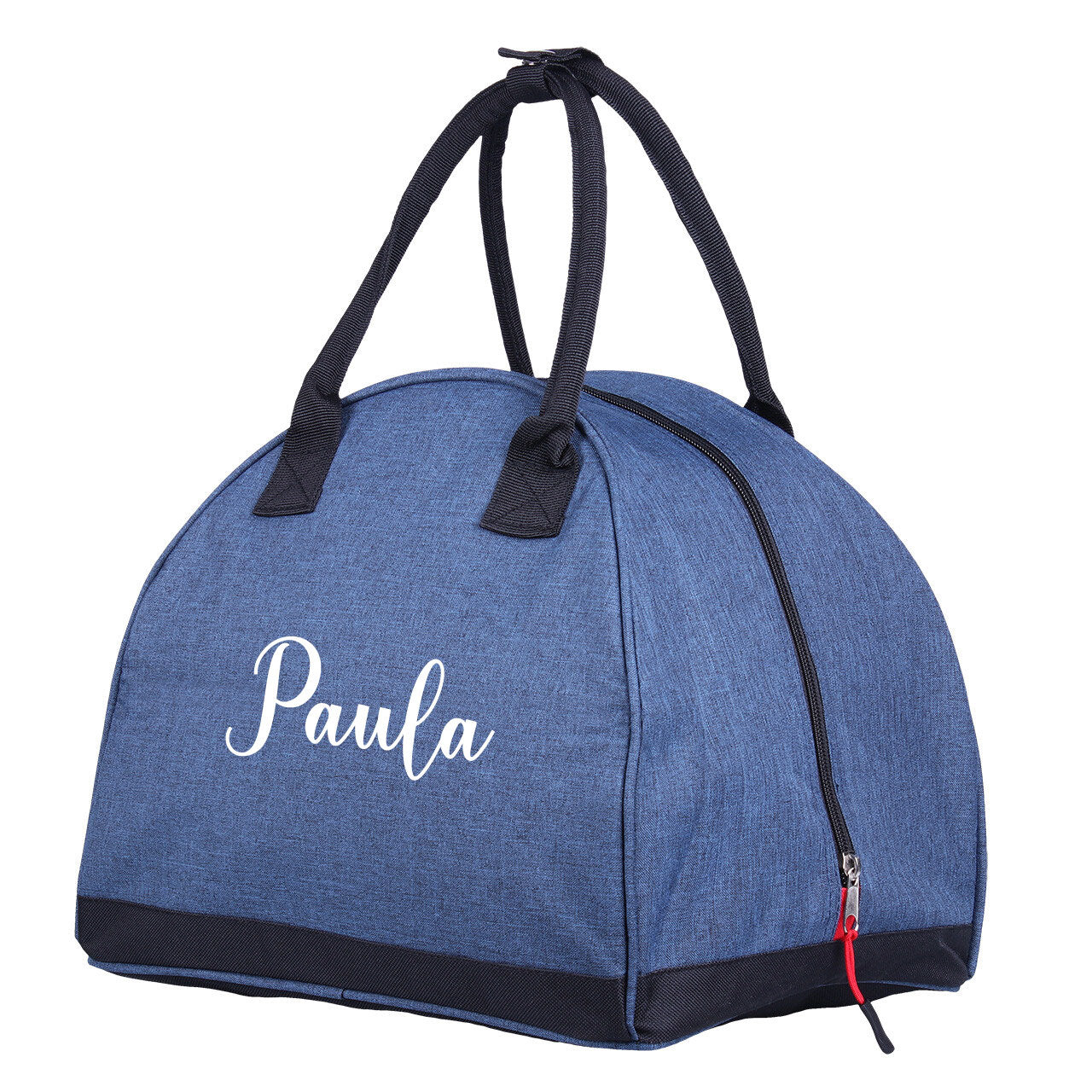 Personalised Premium Equestrian Horse Riding Pony Hat Helmet Bag - Calligraphy Design
