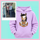 Personalised Pony Hoodie | Custom Horse Cartoon Hoodie from Your Photo