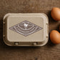 Personalised Diamond Shape Egg Box Labels – Custom Stickers