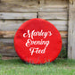 Personalised Bucket Feed Bowl Cover - Script Evening Design