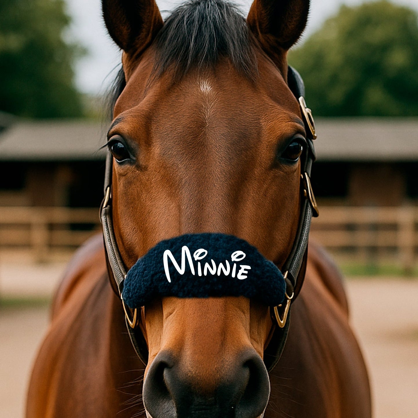 Personalised Anatomical Headcollar And Leadrope Set - Magical Design