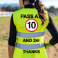 High Visibility Hi Vis Equestrian Reflective Vest Tabard Waistcoat PASS AT 10MPH AND 2M, THANKS hi-viz