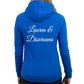 Personalised Write Your Own Message Luxury Font Equestrian Hoodie