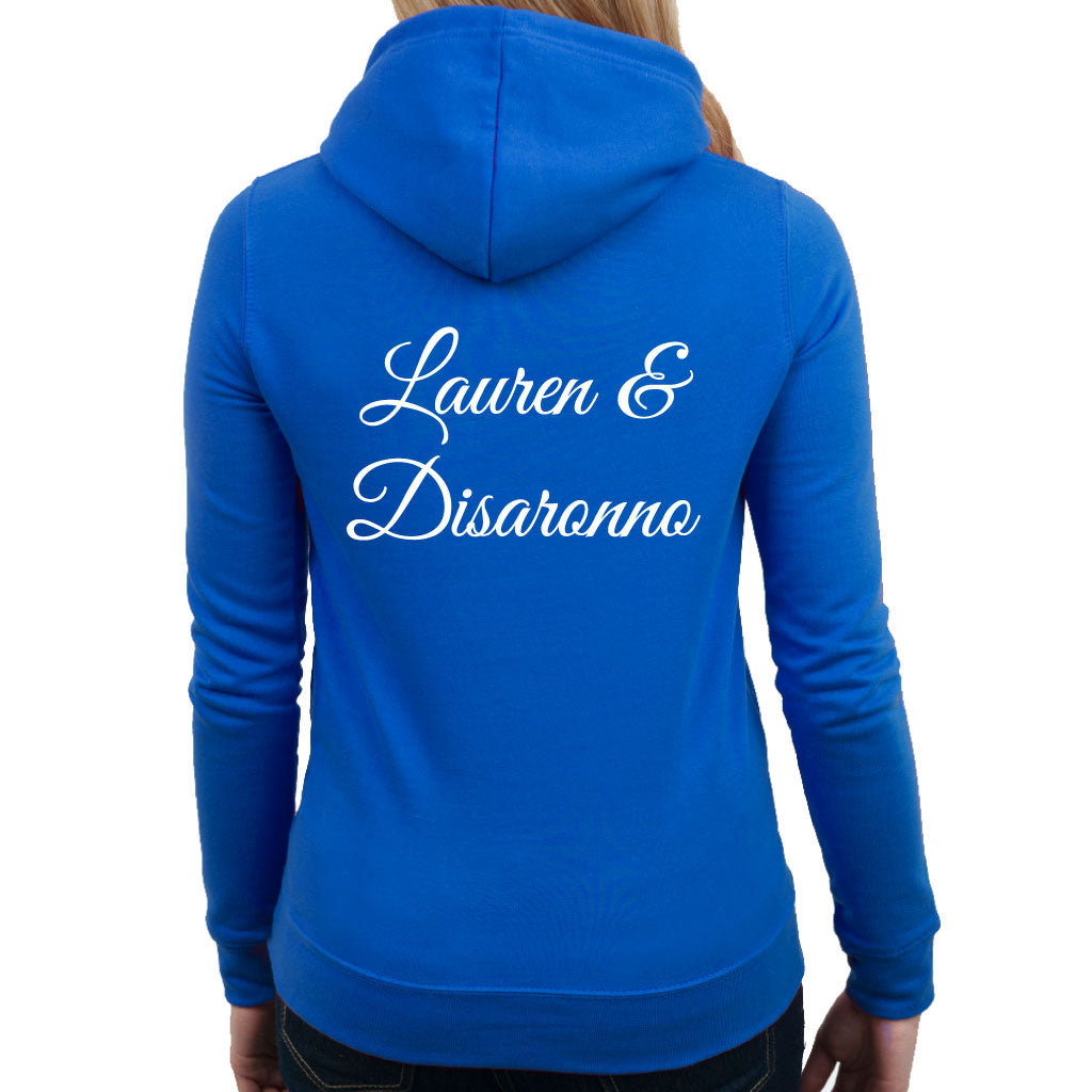 Personalised Write Your Own Message Luxury Font Equestrian Hoodie