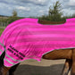 Official PW&S High Visibility Hi Vis Equestrian Horse Reflective 3/4 Length Cutaway Ride-On Rug - CAMERA, 10mph, 2m Distance