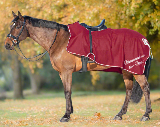 Luxury Personalised Cutaway Fleece Ride-On Rug