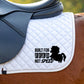 Built For Feed Not Speed Funny Equestrian Saddlecloth Saddle Pad