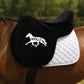 Personalised Fleece Saddle Cover - Trotter Design