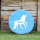 Personalised Bucket Feed Bowl Cover - Unicorn Design
