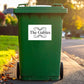 Personalised Wheelie Bin Stickers Labels House Name Number - Vintage
