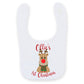 Baby's 1st Christmas Personalised Reindeer Bib