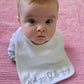 Baby's Name Personalised Glitter Bib